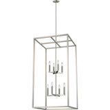 Moffet Street Outdoor Wall Lantern — Extra Large, Brushed Nickel
