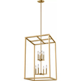 Moffet Street Outdoor Wall Lantern — Large, Satin Brass