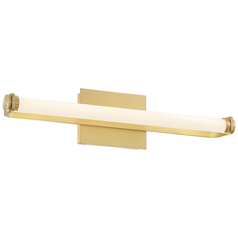 Mola Vanity Light Medium Plated Brushed Gold By Lib And Co Side View