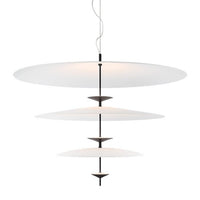 Moleculis Chandelier - Satin Black by Sonneman