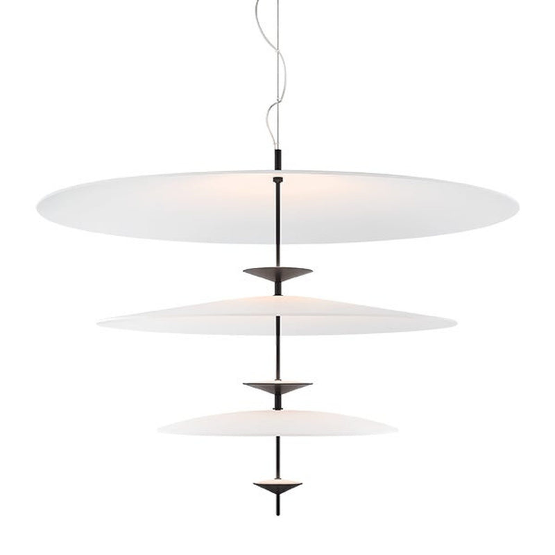 Moleculis Chandelier - Satin Black by Sonneman