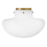 Molly Semi-Flush Mount - Lacquered Brass