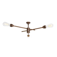 Mombasa 3 Arm Chandelier - Antique Brass