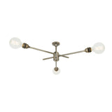 Mombasa 3 Arm Chandelier - Antique Silver