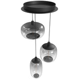 Monaco Multi-Light Suspension 3 Lights By Avenue Lighting - Top View