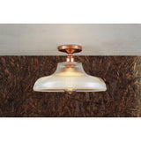 Mono Railway Flush Mount - Polished Copper