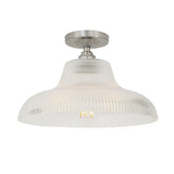 Mono Railway Flush Mount - Satin Chrome