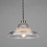 Mono Railway Pendant - Antique Silver