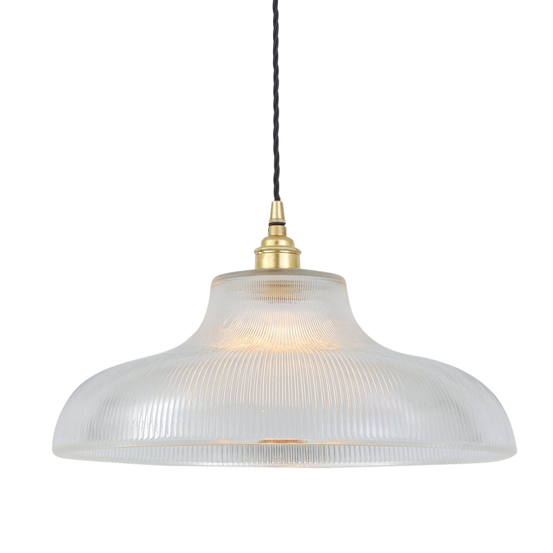 Mono Railway Pendant - Polished Brass