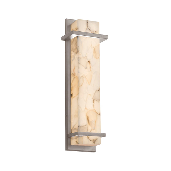 Monolith 20 ADA LED Outdor Indoor Wall Sconce Brushed Nickel By Justice
