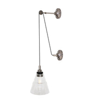 Monroe Pulley Wall Light - Antique Brass