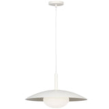 Mont Pendant Light Matte White By Generation Lighting - Front View
