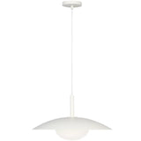 Mont Pendant Light Matte White By Generation Lighting 