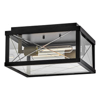 Monte Small Flush Mount - Black - by Hinkley