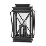 Montecito Medium Pier Mount Lantern - Museum Black - by Hinkley