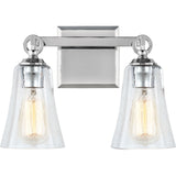 Monterro Vanity Light — 13 1/2", Chrome