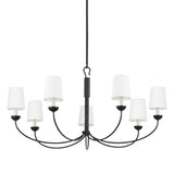 Montpelier Chandelier - 7-Light - Aged Iron by Hudson Valley
