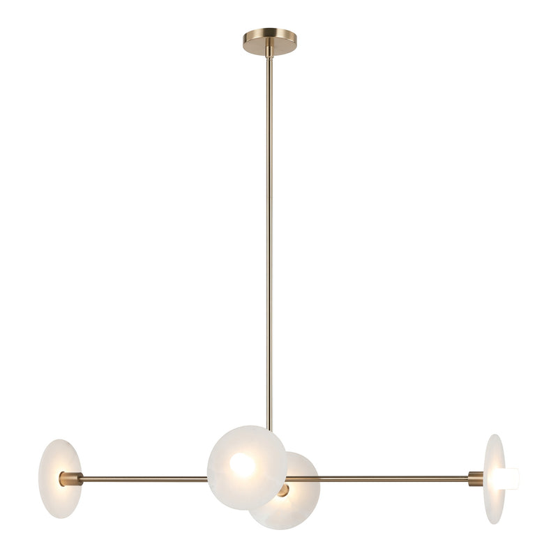 Monument Pendant 4-Light Champagne Gold