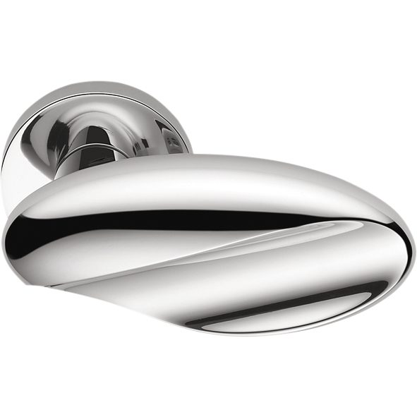 Moon Door Knob in Polished Chrome by Colombo Design
