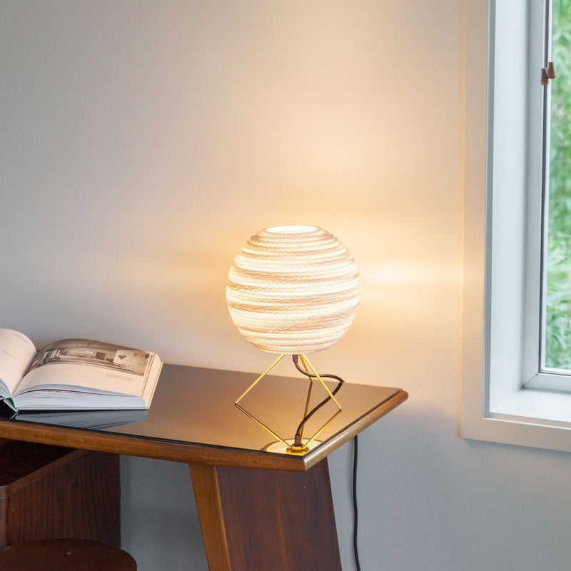 Moon Scraplights Table Lamp By Graypants, Finish: Blonde