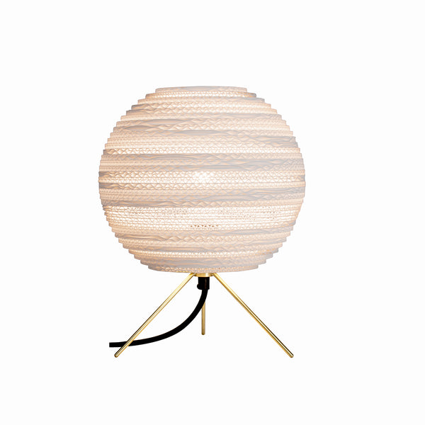 Moon Scraplights Table Lamp By Graypants, Finish: White