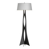 Moreau Floor Lamp - Natural Anna-Hubbardton Forge Black