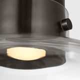 Morgan Flush Mount Burnished Bronze Clear Glass By Visual Comfort Modern - Detailed View2