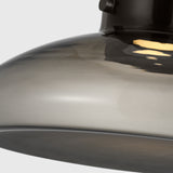 Morgan Flush Mount Burnished Bronze Smoke Glass By Visual Comfort Modern - Detailed View2