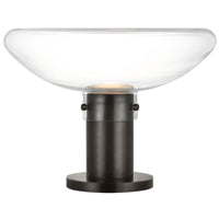 Morgan Table Lamp Burnished Bronze Clear Glass By Visual Comfort Modern