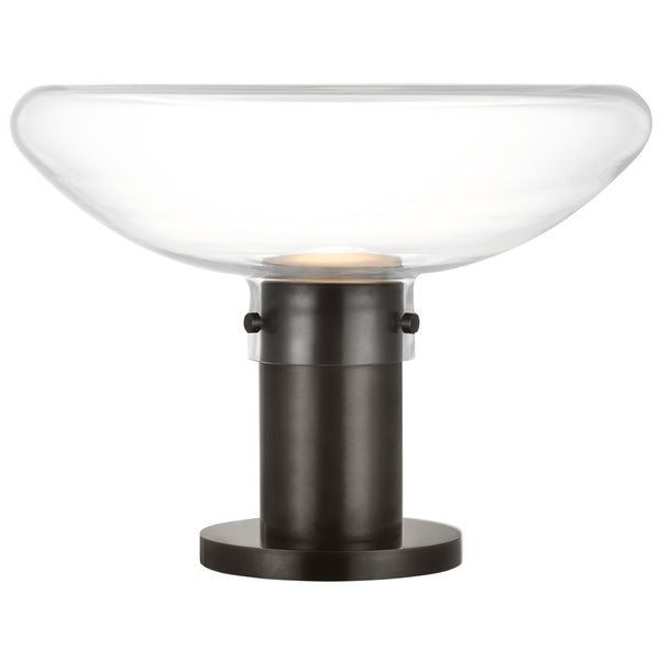 Morgan Table Lamp Burnished Bronze Clear Glass By Visual Comfort Modern