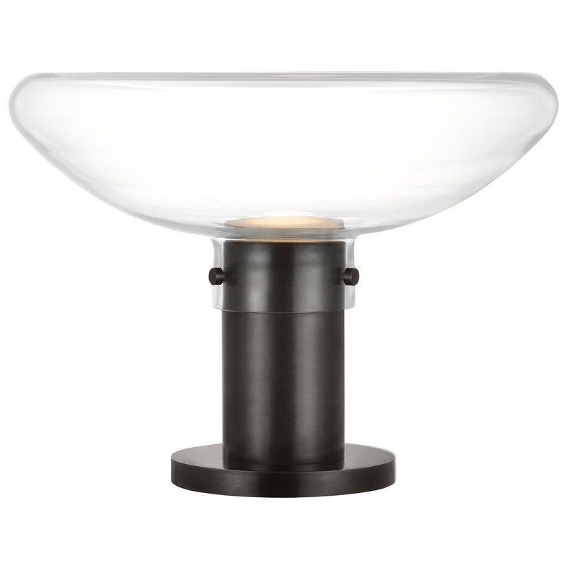 Morgan Table Lamp Burnished Bronze Clear Glass By Visual Comfort Modern