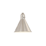Morgan Task Sconce 1 Polished Nickel