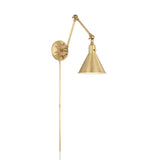 Morgan Task Sconce 2 Aged Brass