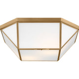 Morrison Flushmount — 15 1/2", Satin Brass