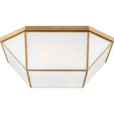 Morrison Flushmount — 20", Satin Brass