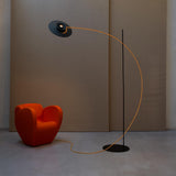 Ms. Bowjangles Tall Floor Lamp Orange by Ingo Maurer