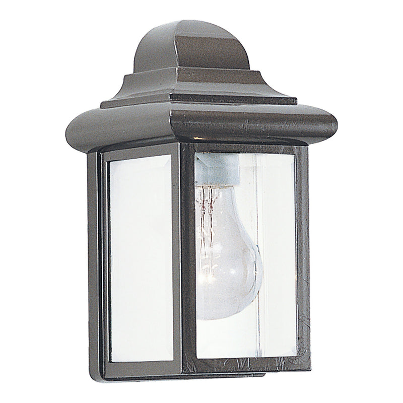 Mullberry Hill Outdoor Wall Lantern — Bronze with Clear Beveled Glass