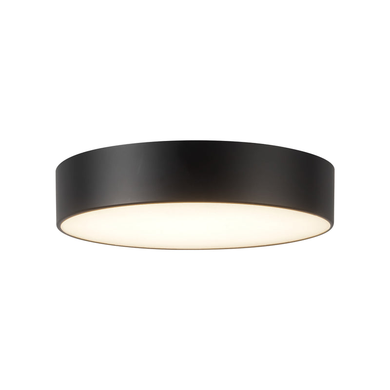Musa Flush Mount — 6 Inch, Black