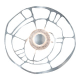 Muse Wall/Ceiling Light, shown in Sterling, by Hubbardton Forge