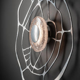 Muse Wall/Ceiling Light detail in Sterling, by Hubbardton Forge