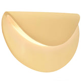 Muted Yellow Ceramic Petal ADA LED Wall Sconce by Justice Design