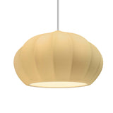 Oval Fluted Ceramic Pendant