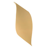 Muted Yellow Wave Ceramic LED ADA Wall Sconce by Justice Design