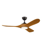Mylo Ceiling Fan 52" in Anvil Iron | Honey Maple