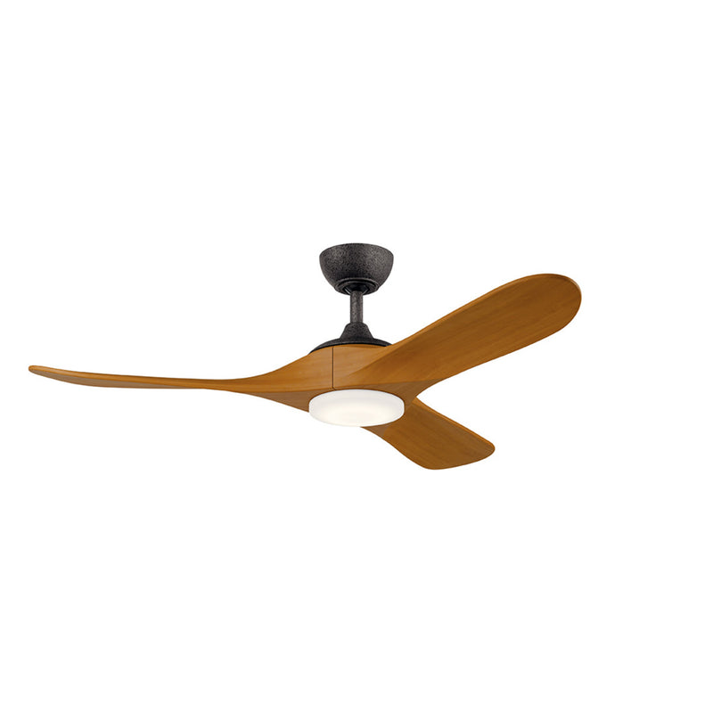 Mylo Ceiling Fan 52" in Anvil Iron | Honey Maple