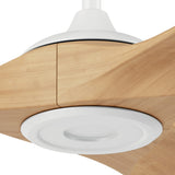 Mylo Ceiling Fan 52" in Matte White | White Maple