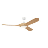Mylo Ceiling Fan 60" in Matte White | White Maple