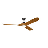 Mylo Ceiling Fan 70" in Anvil Iron | Honey Maple