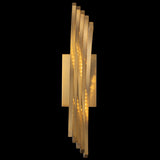 Mysterie Wall Sconce Aged Brass By Schonbek Forever Side View