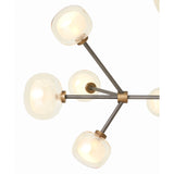 Nabila Chandelier by Tooy - Satin Titanium Dark Bronze arm detail